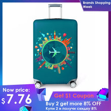 Load image into Gallery viewer, Thicker Travel Luggage Protective Cover Suitcase Case Travel Accessorie Baggag Elastic Luggage Cover Apply to 18-32inch Suitcase