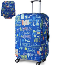 Load image into Gallery viewer, TRIPNUO Thicker Blue City Luggage Cover Travel Suitcase Protective Cover for Trunk Case Apply to 19&#39;&#39;-32&#39;&#39; Suitcase Cover